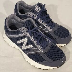 NEW BALANCE Women’s Navy Blue Running Shoes Lace Up Size 8.5